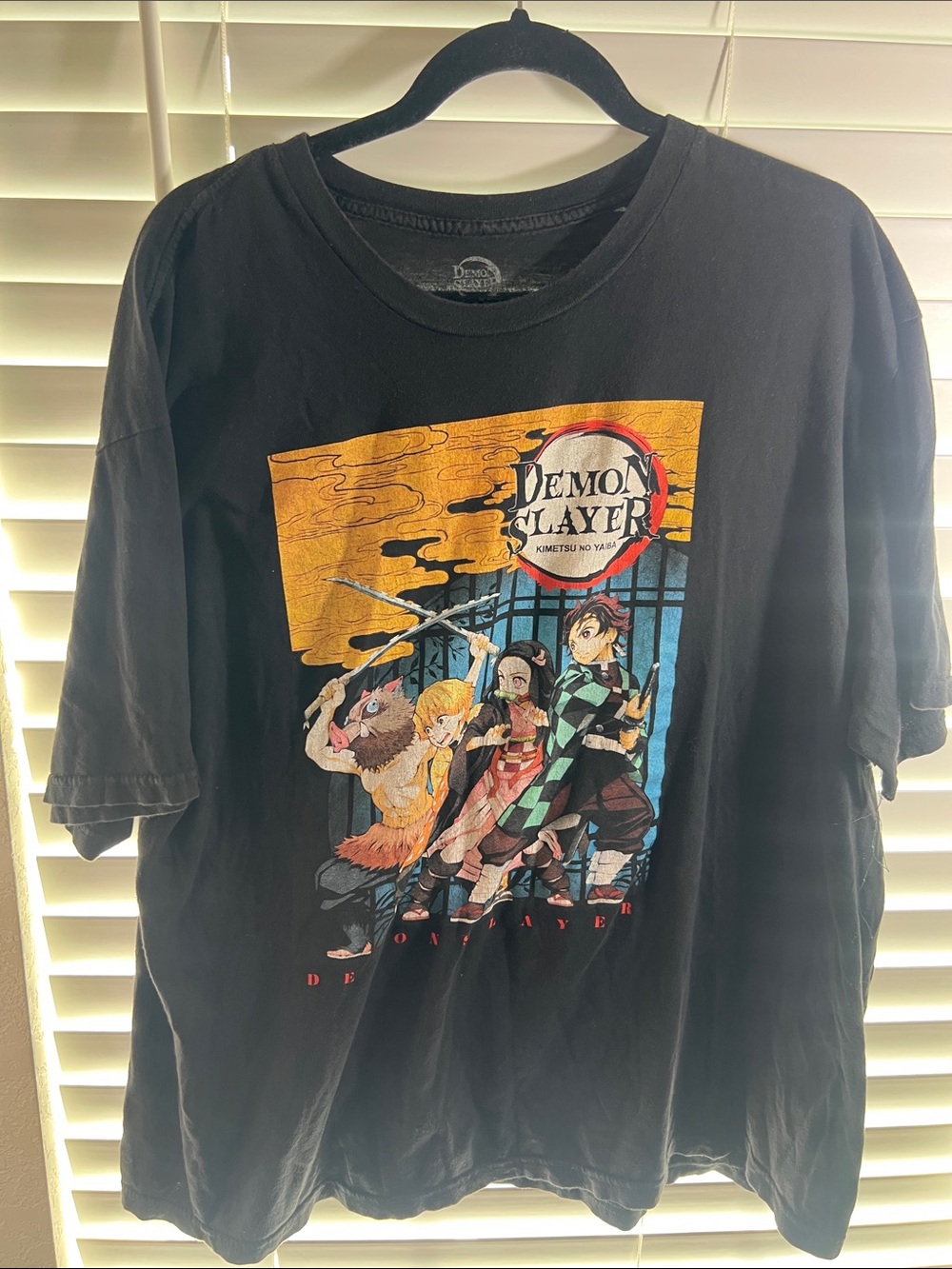 Demon Slayer Graphic Tee - Black